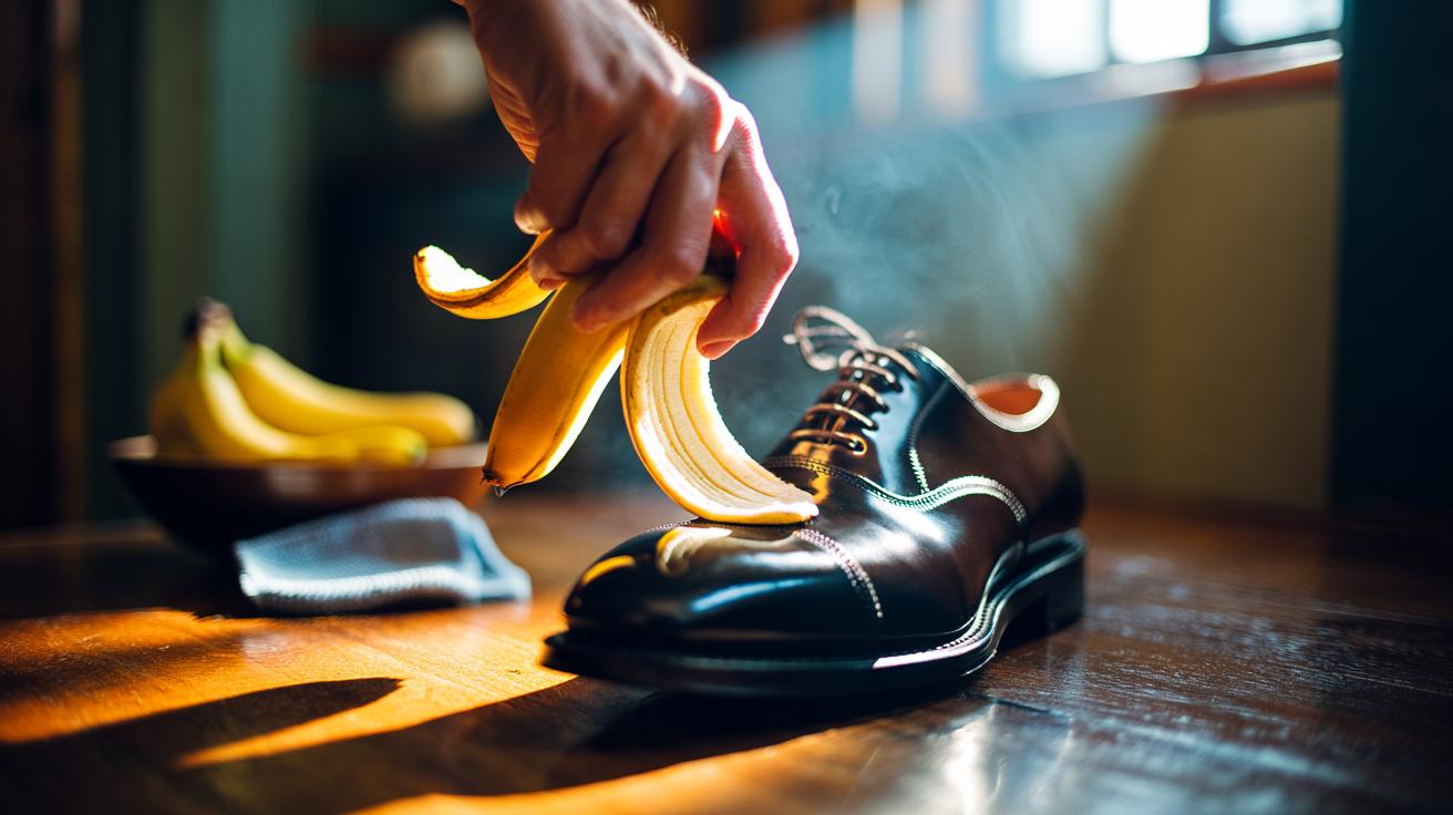 Banana Peel Miracle: How to Make Shoes Shine Like New in 30 Seconds