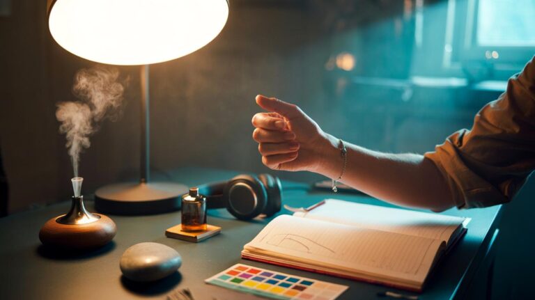 Illustration of memory anchoring using multisensory cues to boost learning efficiency